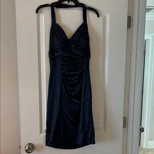 Roberta Midnight Blue Midi Gown